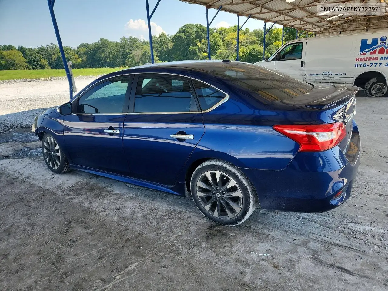 2019 NISSAN SENTRA VIN 3N1AB7APBKY323971 — фото 2
