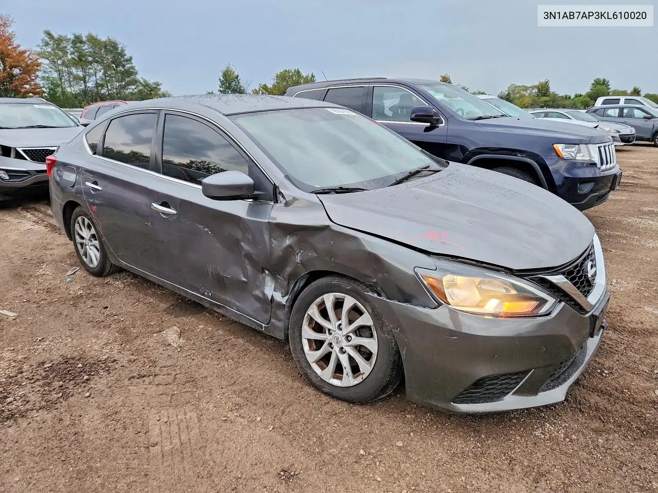 2019 NISSAN SENTRA VIN 3N1AB7AP3KL610020 — фото 4