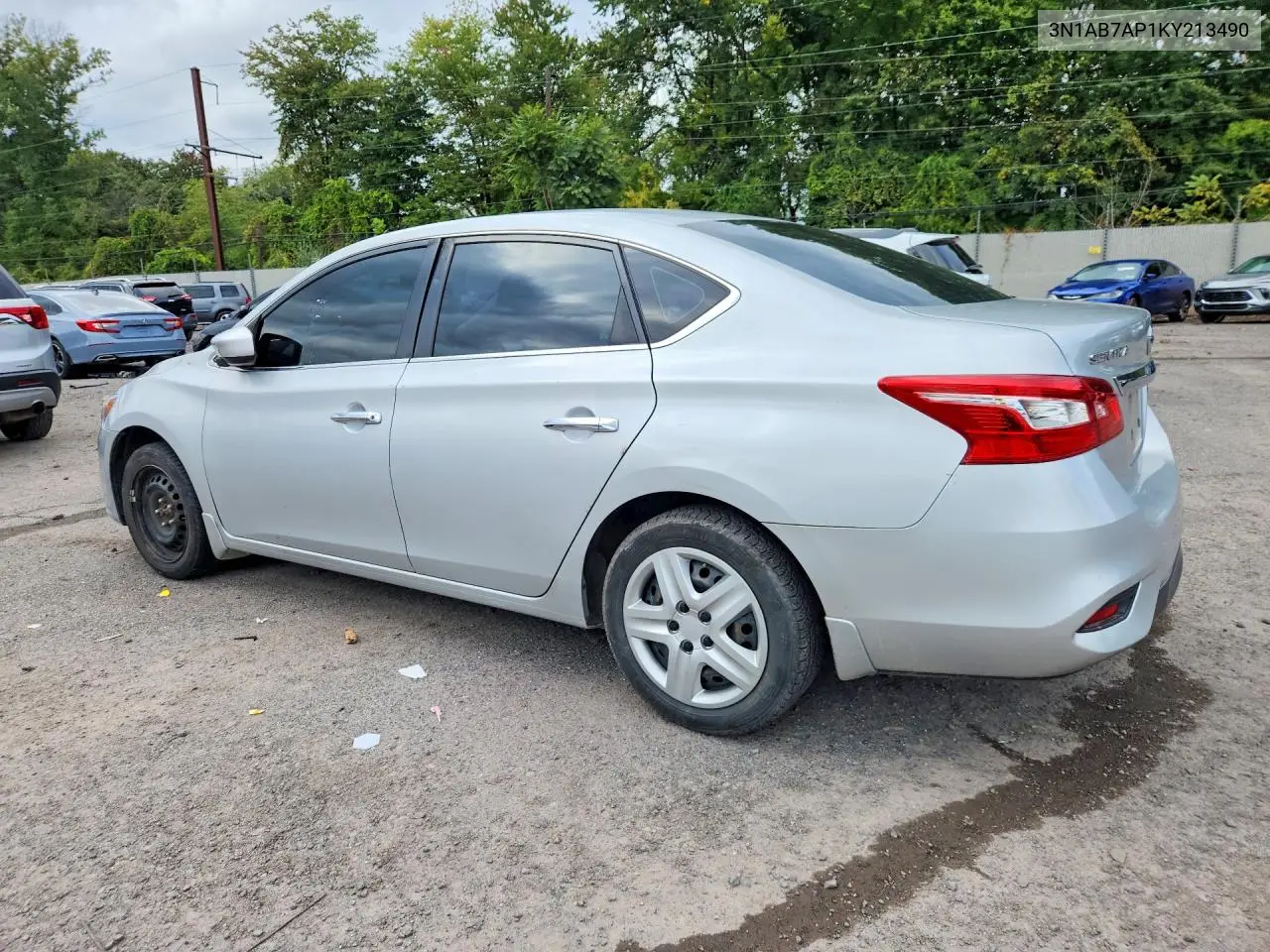 2019 NISSAN SENTRA VIN 3N1AB7AP1KY213490 — фото 2