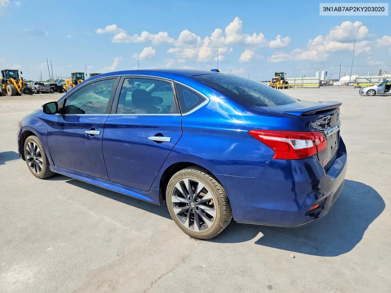 2019 NISSAN SENTRA VIN 3N1AB7AP2KY203020 — фото 2