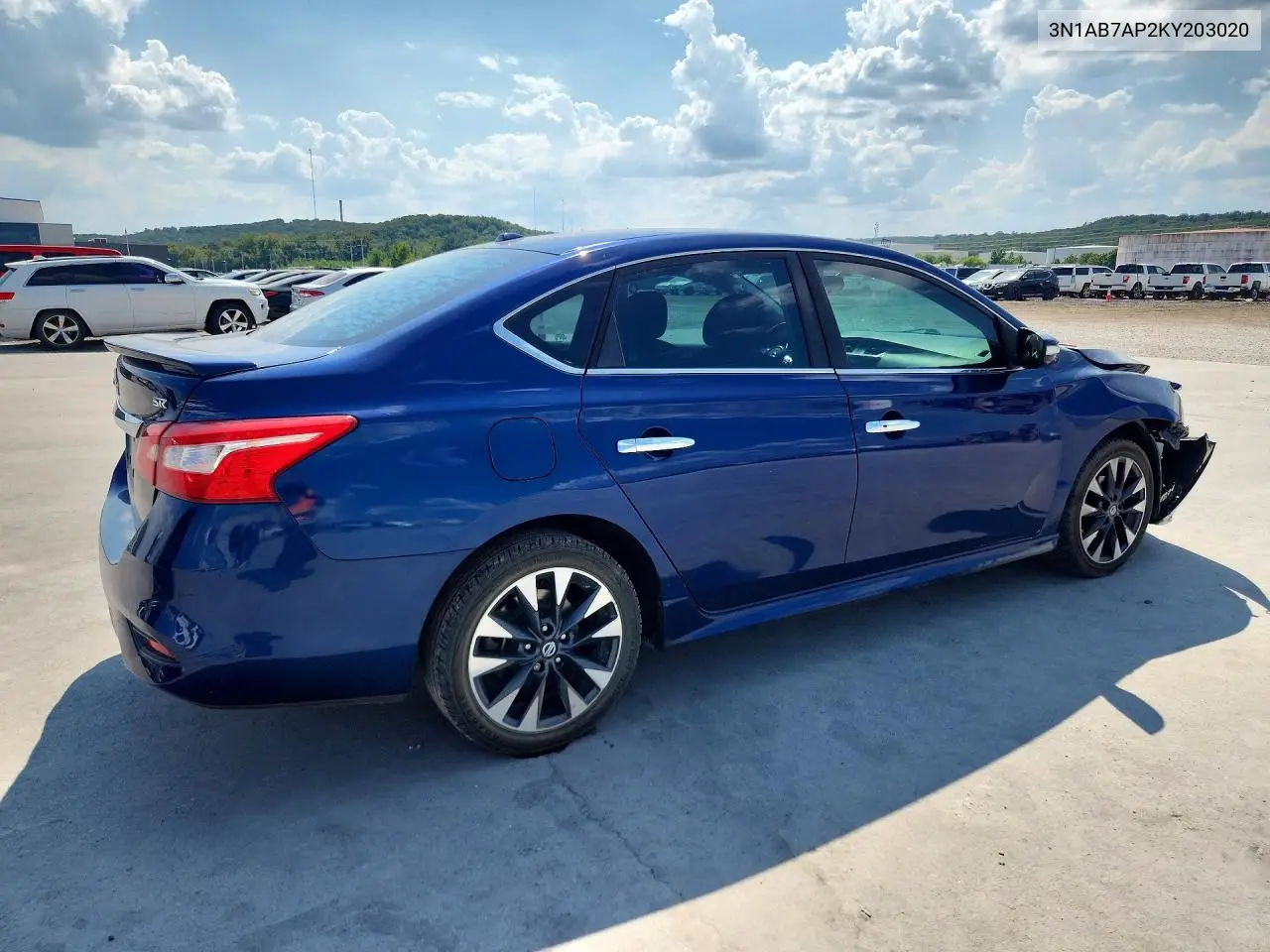 2019 NISSAN SENTRA VIN 3N1AB7AP2KY203020 — фото 3