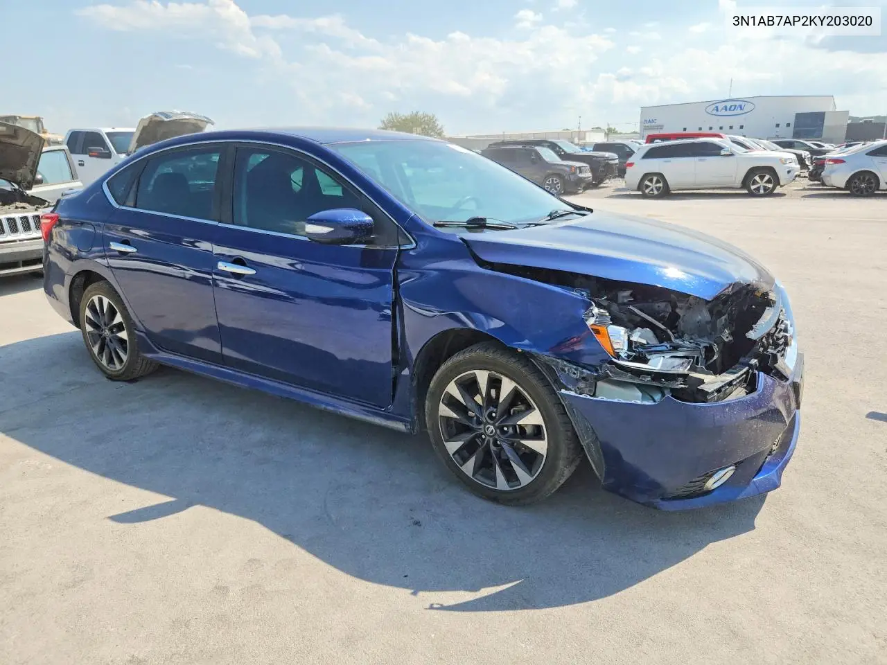 2019 NISSAN SENTRA VIN 3N1AB7AP2KY203020 — фото 4