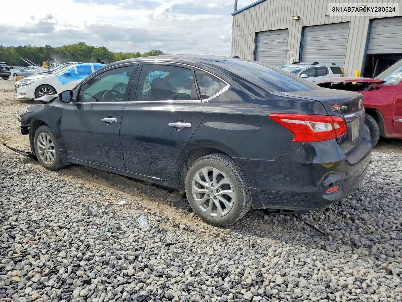 2019 NISSAN SENTRA VIN 3N1AB7AP0KY230524 — фото 2