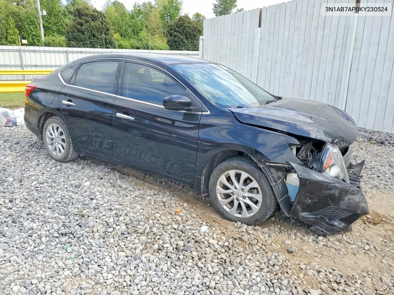 2019 NISSAN SENTRA VIN 3N1AB7AP0KY230524 — фото 4