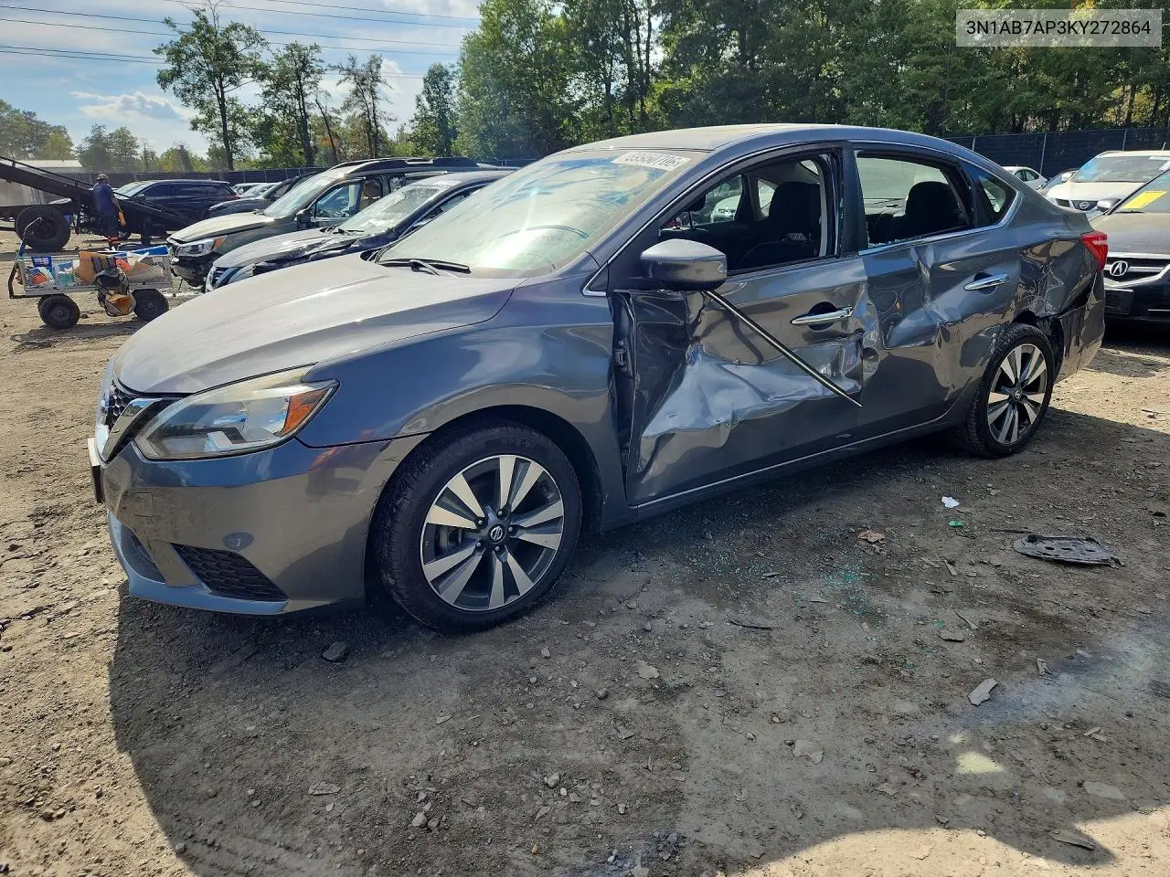 NISSAN SENTRA 2019, VIN 3N1AB7AP3KY272864