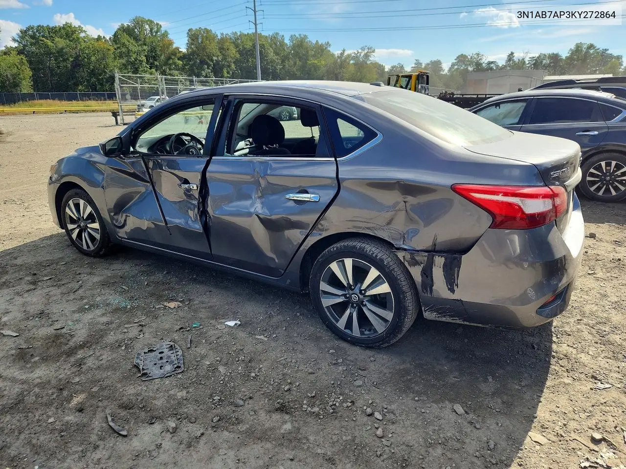 2019 NISSAN SENTRA VIN 3N1AB7AP3KY272864 — фото 2