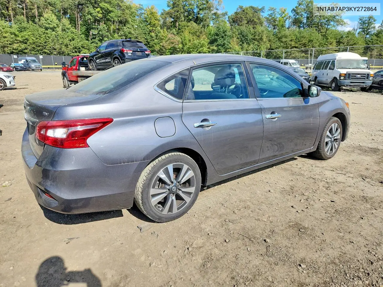 2019 NISSAN SENTRA VIN 3N1AB7AP3KY272864 — фото 3