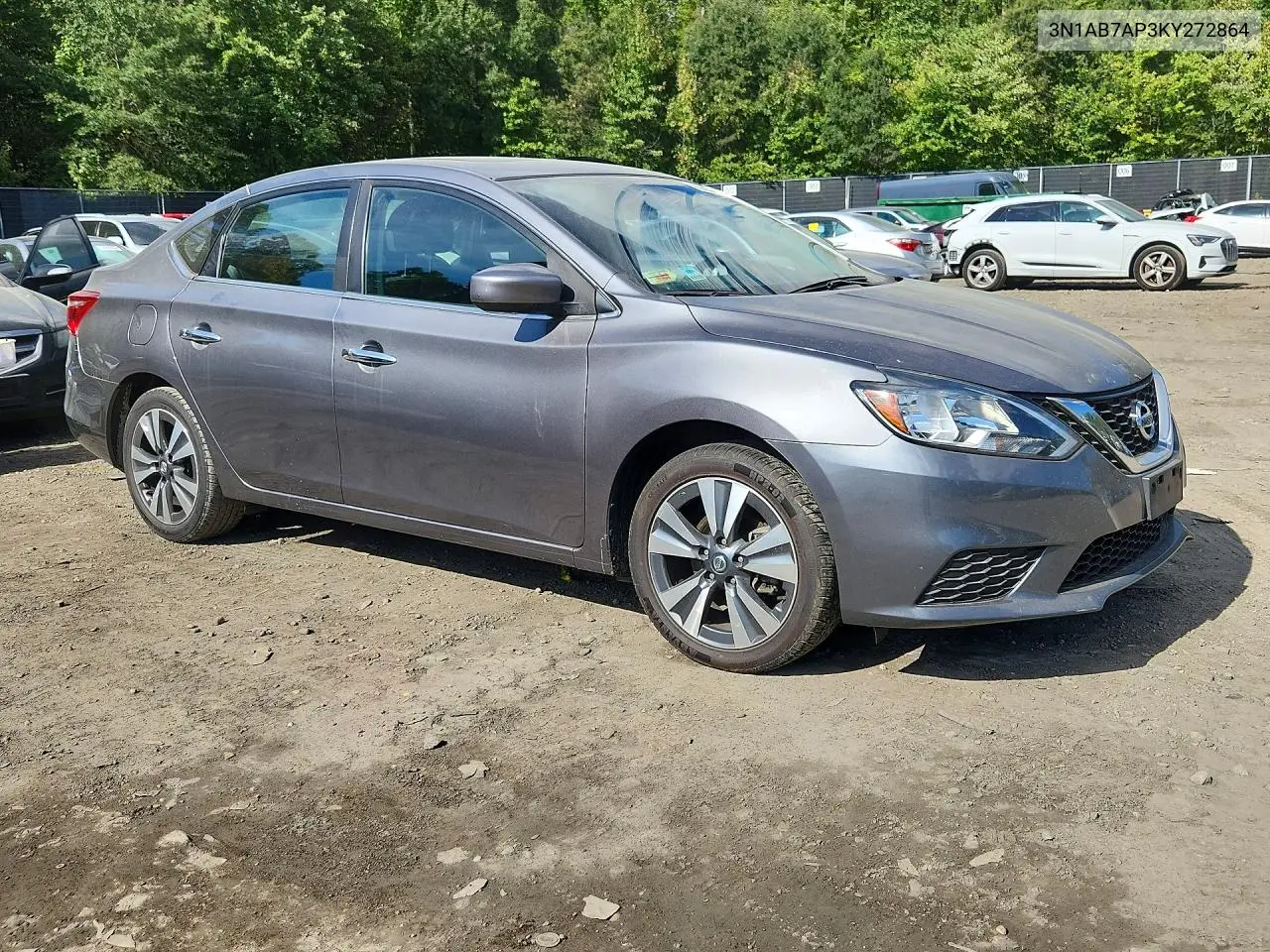 2019 NISSAN SENTRA VIN 3N1AB7AP3KY272864 — фото 4