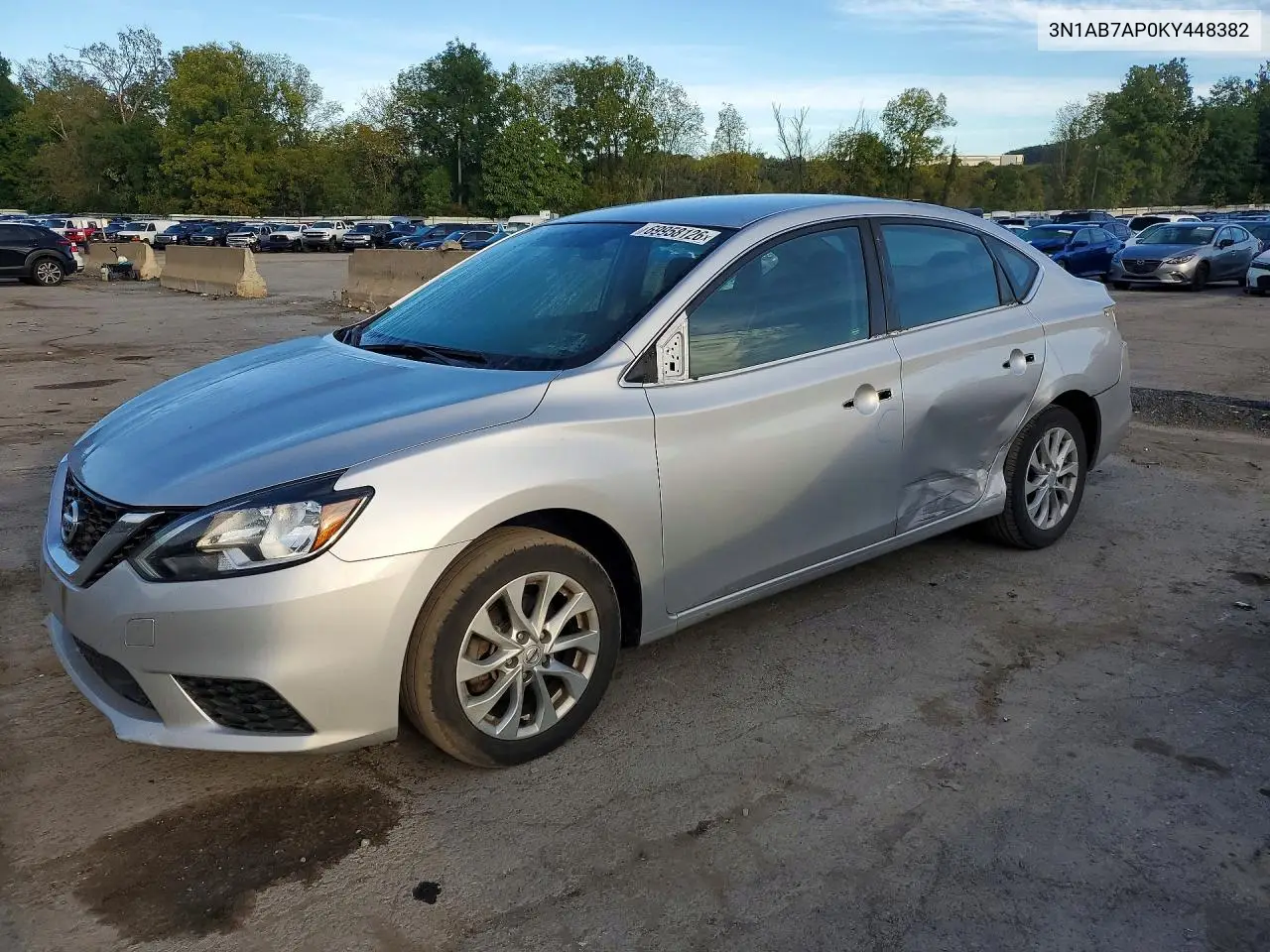NISSAN SENTRA 2019, VIN 3N1AB7AP0KY448382
