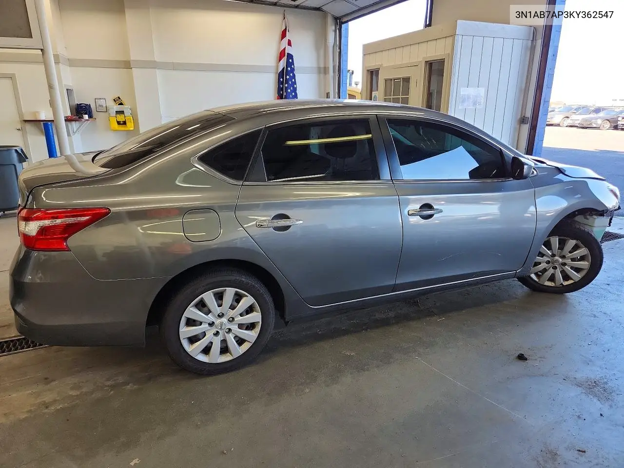 2019 NISSAN SENTRA VIN 3N1AB7AP3KY362547 — фото 3