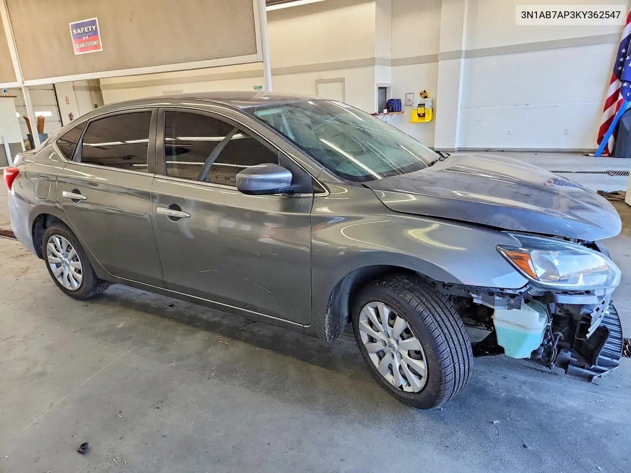 2019 NISSAN SENTRA VIN 3N1AB7AP3KY362547 — фото 4