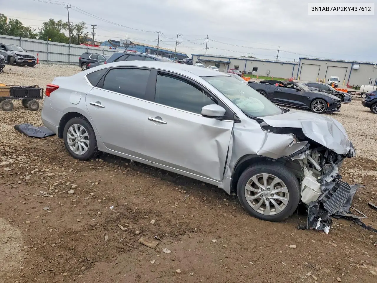 2019 NISSAN SENTRA VIN 3N1AB7AP2KY437612 — фото 4