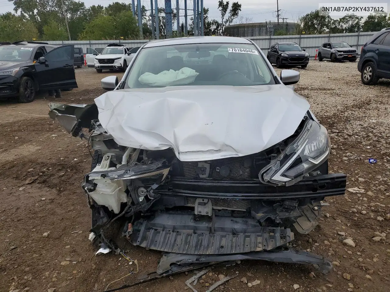 2019 NISSAN SENTRA VIN 3N1AB7AP2KY437612 — фото 5