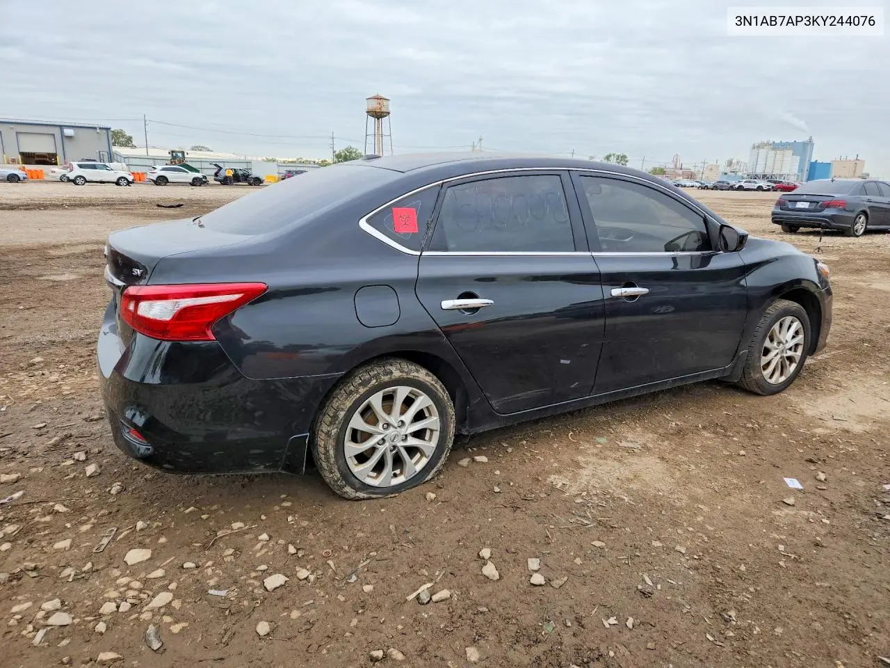 2019 NISSAN SENTRA VIN 3N1AB7AP3KY244076 — фото 3
