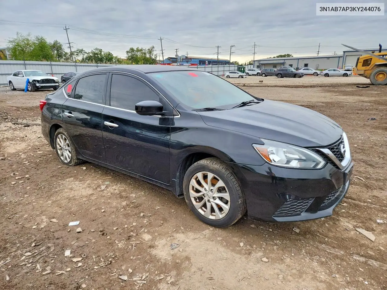 2019 NISSAN SENTRA VIN 3N1AB7AP3KY244076 — фото 4
