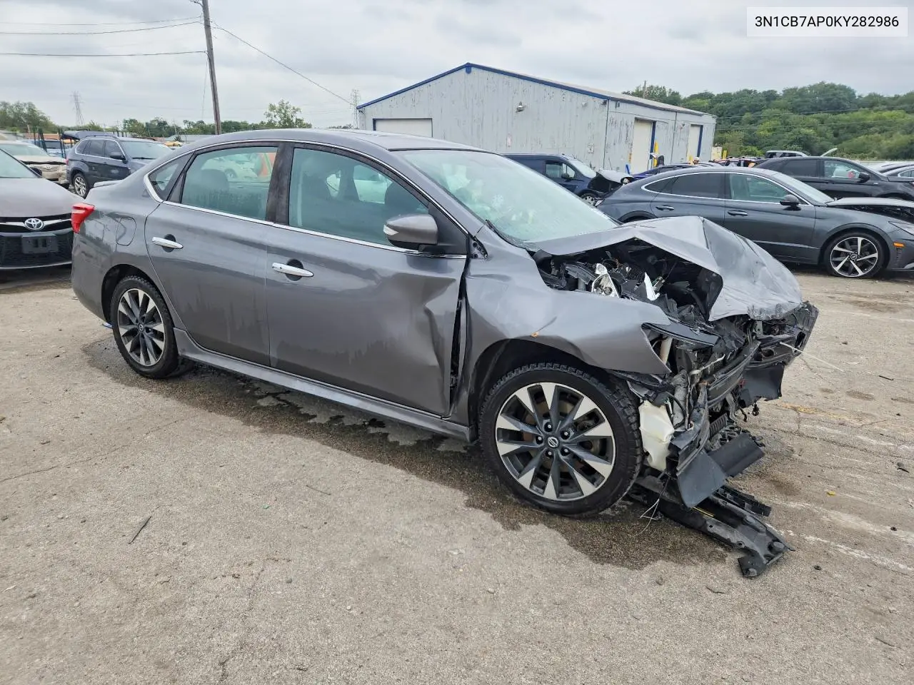 2019 NISSAN SENTRA VIN 3N1CB7AP0KY282986 — фото 4