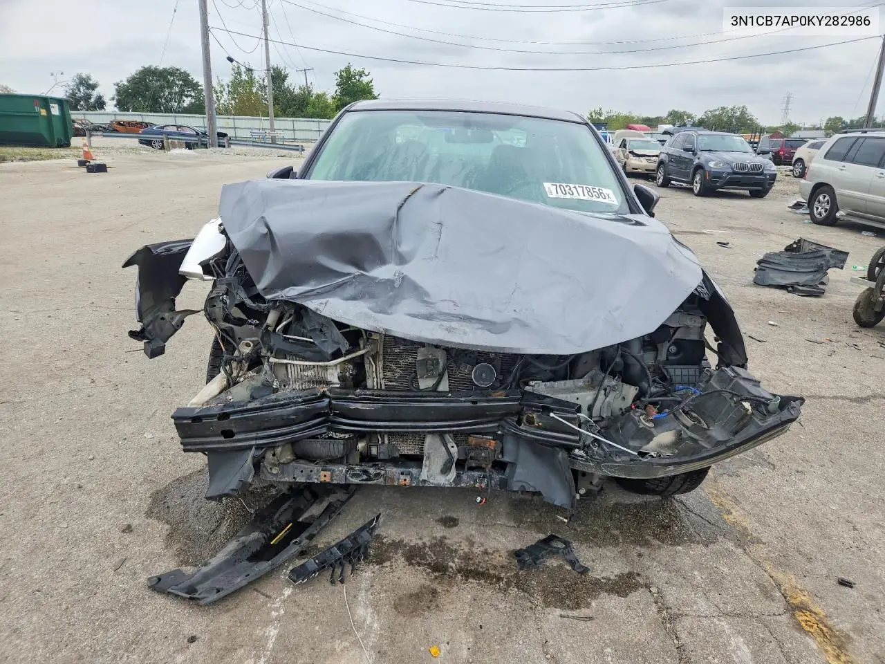 2019 NISSAN SENTRA VIN 3N1CB7AP0KY282986 — фото 5