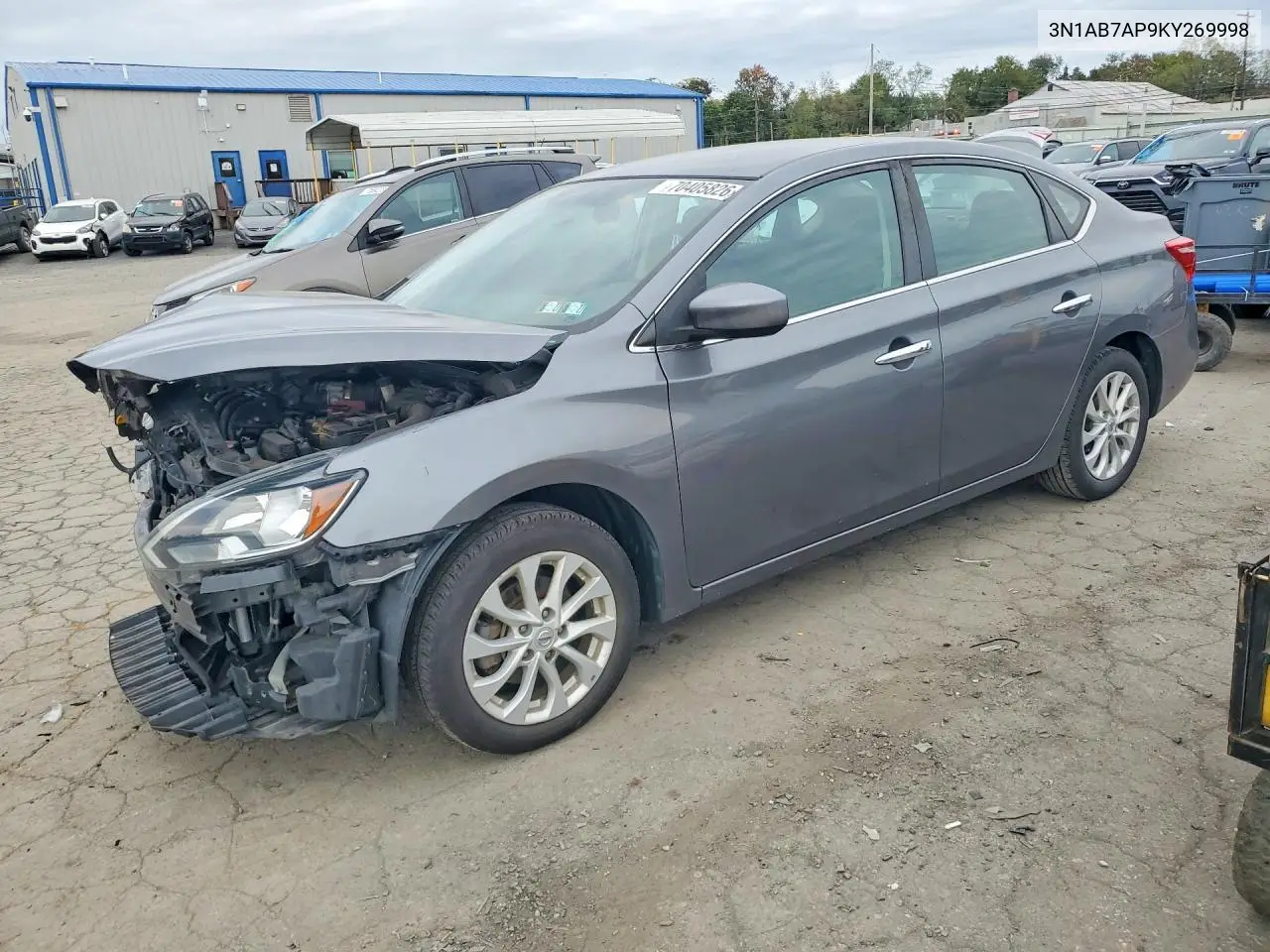 NISSAN SENTRA 2019, VIN 3N1AB7AP9KY269998
