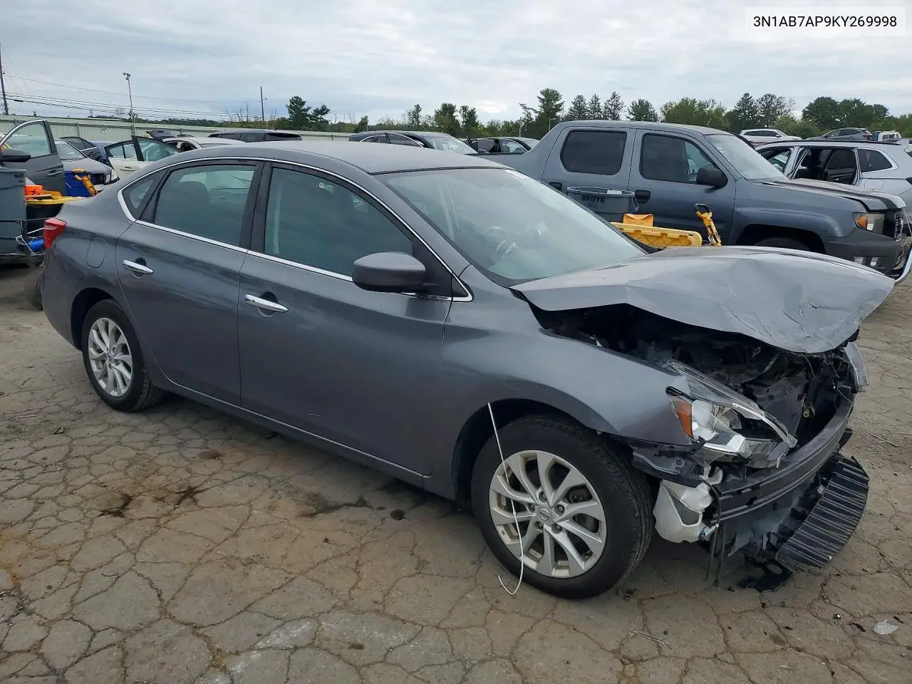 2019 NISSAN SENTRA VIN 3N1AB7AP9KY269998 — фото 4