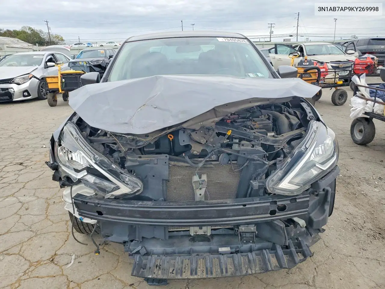 2019 NISSAN SENTRA VIN 3N1AB7AP9KY269998 — фото 5