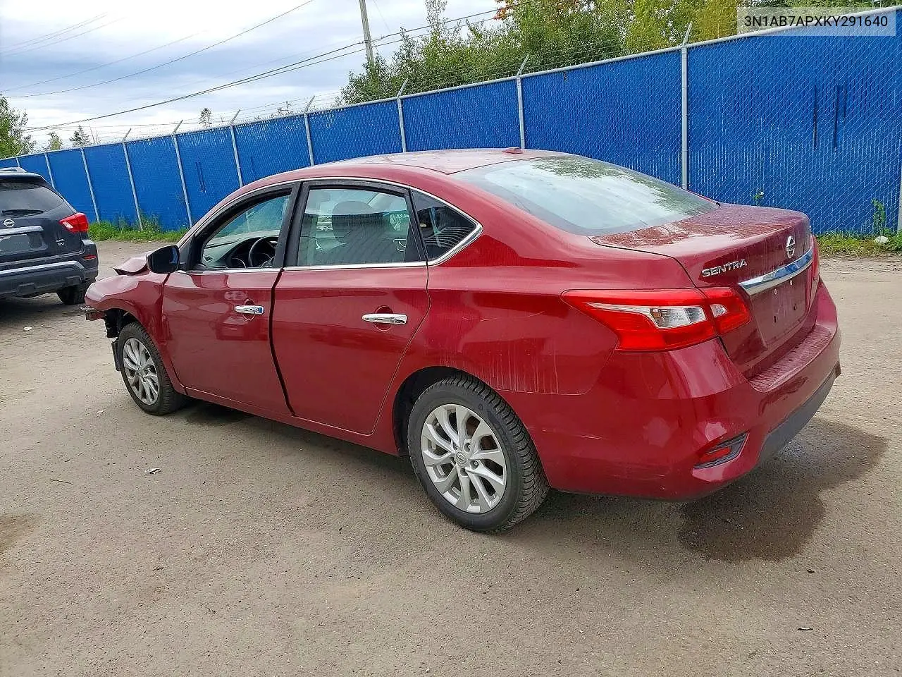 2019 NISSAN SENTRA VIN 3N1AB7APXKY291640 — фото 2