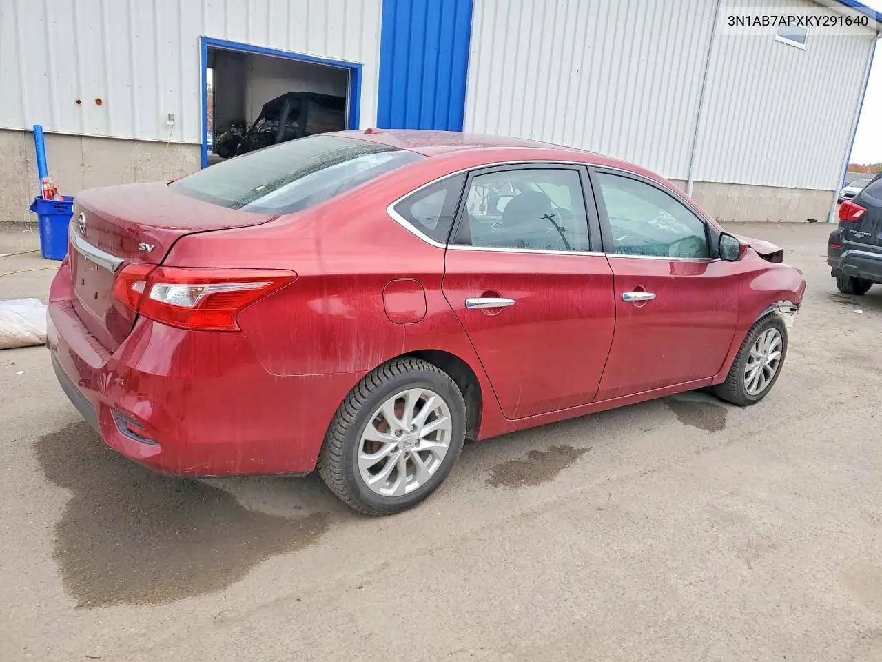 2019 NISSAN SENTRA VIN 3N1AB7APXKY291640 — фото 3