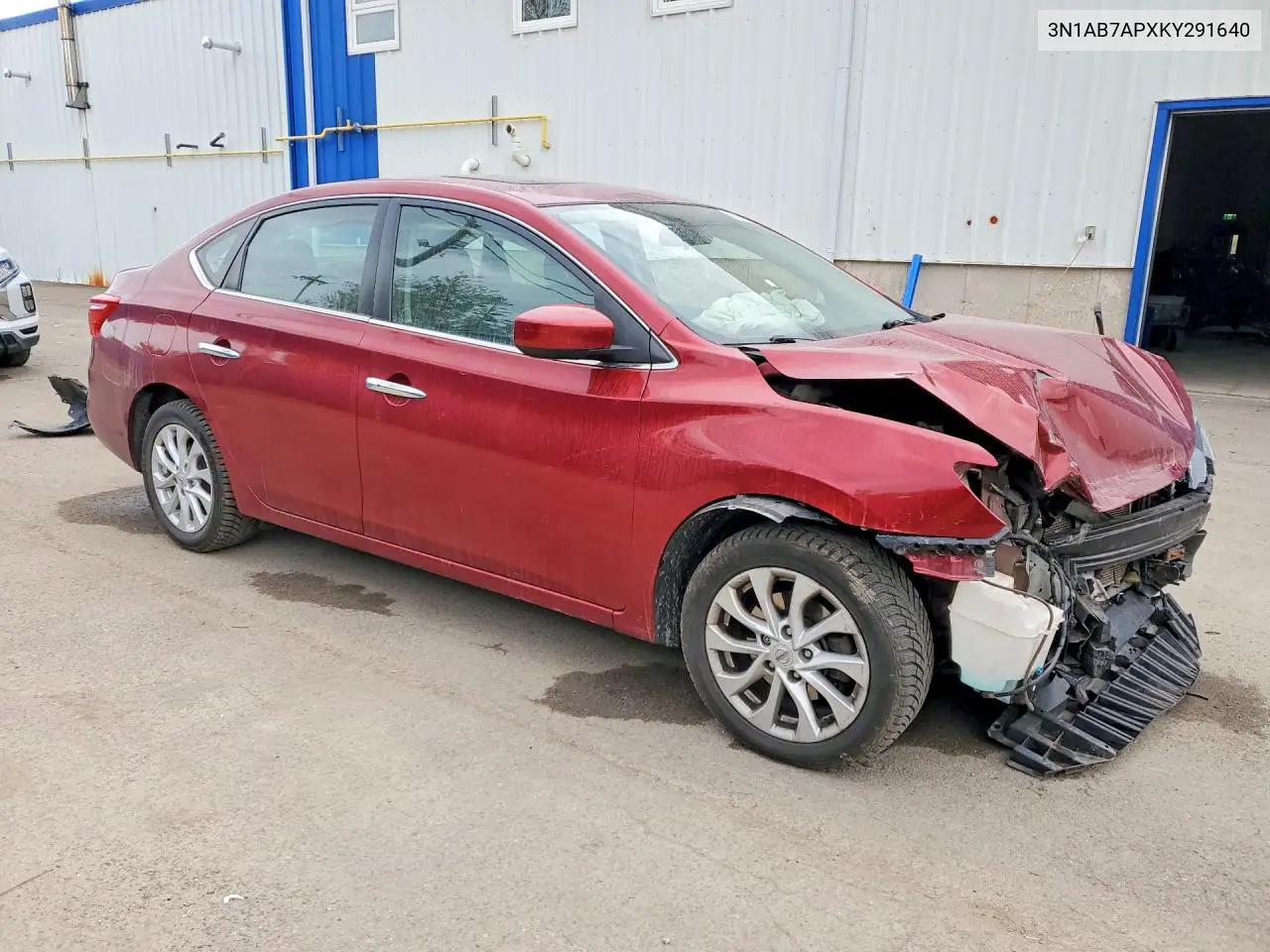 2019 NISSAN SENTRA VIN 3N1AB7APXKY291640 — фото 4