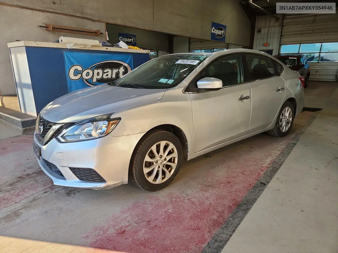 NISSAN SENTRA 2019, VIN 3N1AB7APXKY354946