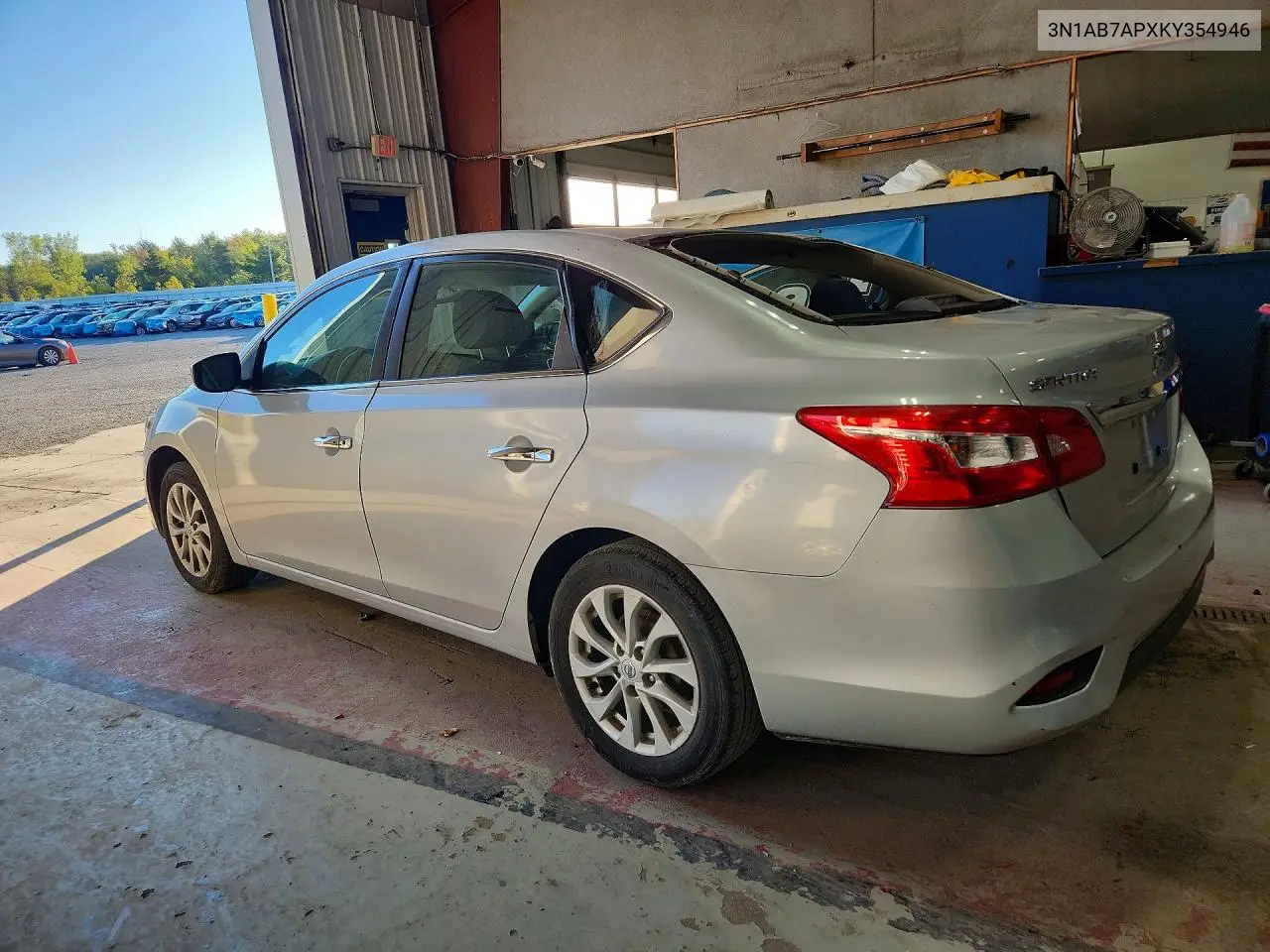 2019 NISSAN SENTRA VIN 3N1AB7APXKY354946 — фото 2