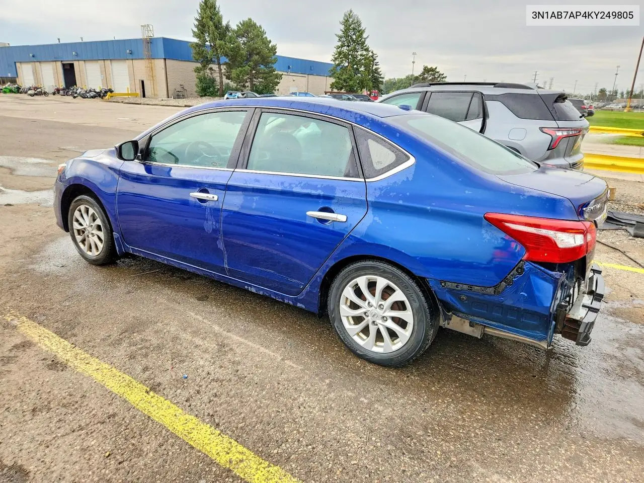 2019 NISSAN SENTRA VIN 3N1AB7AP4KY249805 — фото 2