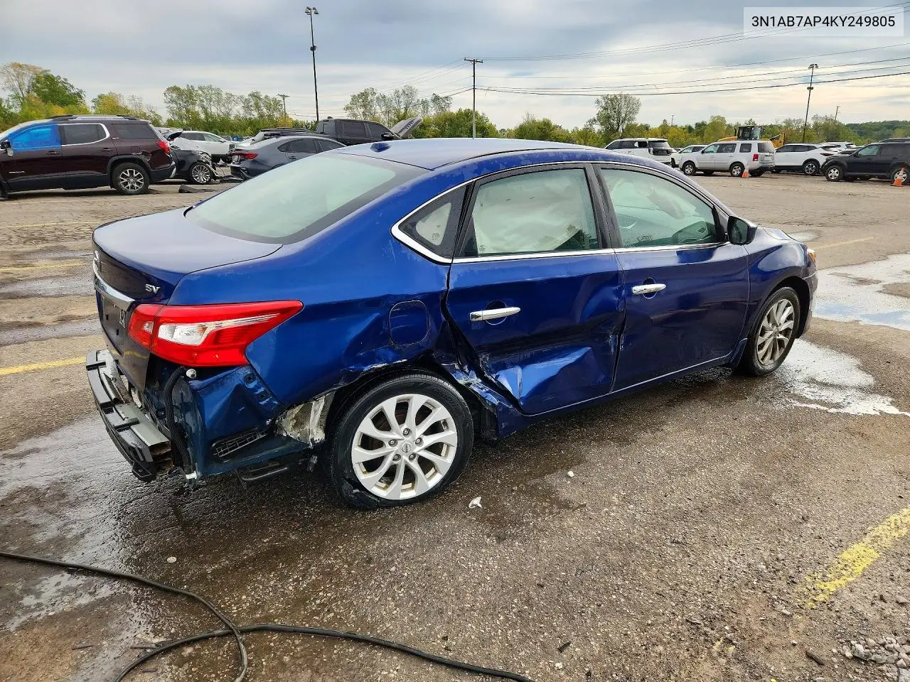 2019 NISSAN SENTRA VIN 3N1AB7AP4KY249805 — фото 3