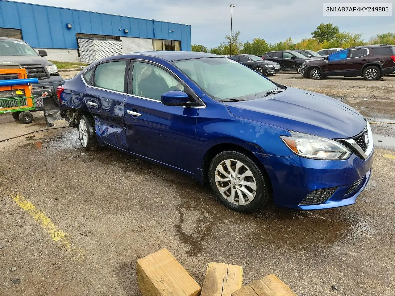 2019 NISSAN SENTRA VIN 3N1AB7AP4KY249805 — фото 4