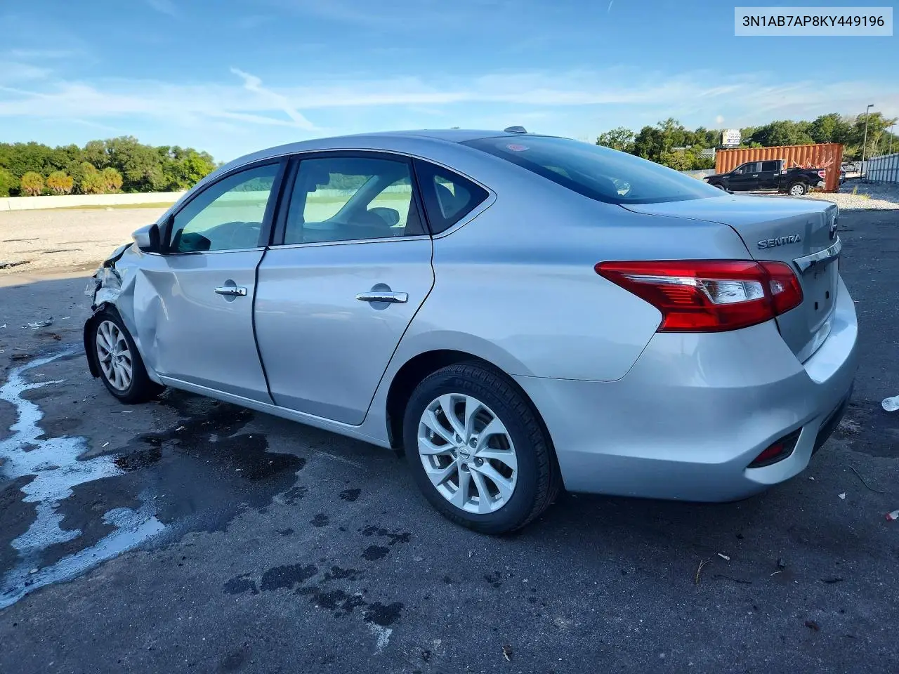 2019 NISSAN SENTRA VIN 3N1AB7AP8KY449196 — фото 2