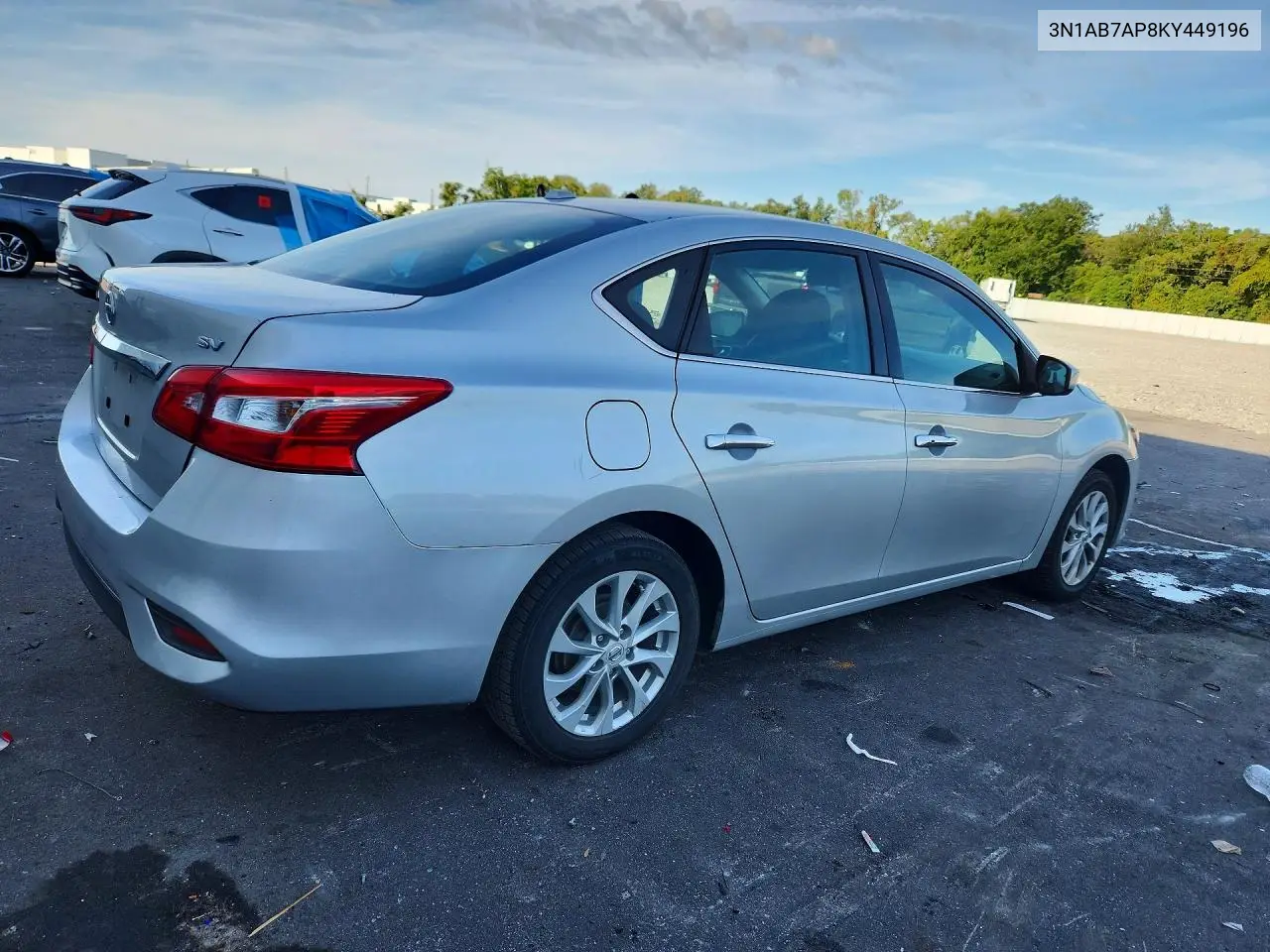 2019 NISSAN SENTRA VIN 3N1AB7AP8KY449196 — фото 3