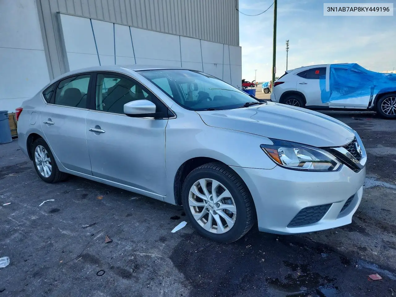 2019 NISSAN SENTRA VIN 3N1AB7AP8KY449196 — фото 4