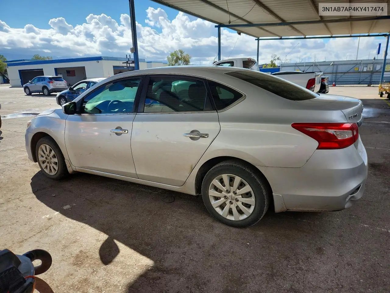 2019 NISSAN SENTRA VIN 3N1AB7AP4KY417474 — фото 2