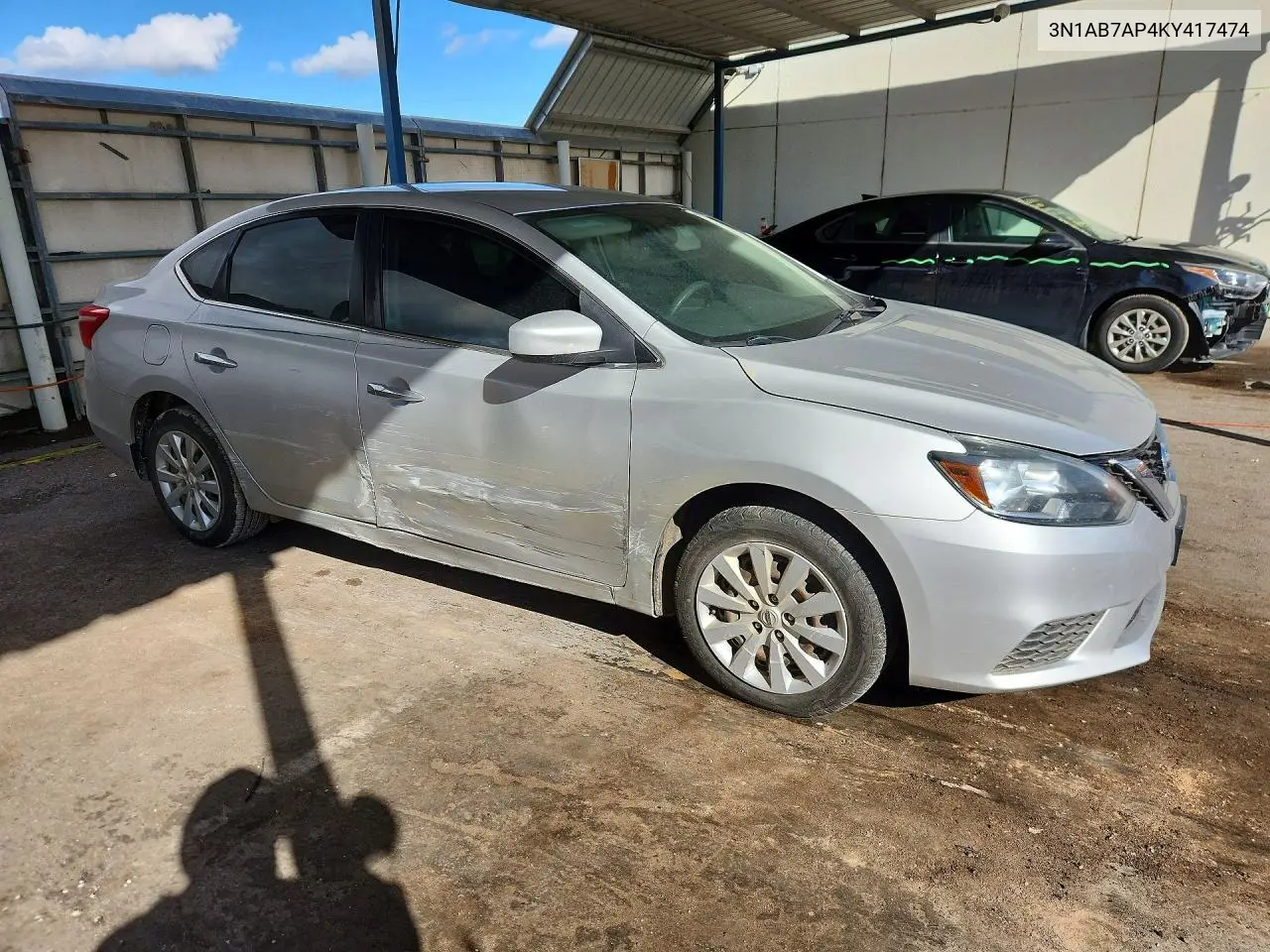 2019 NISSAN SENTRA VIN 3N1AB7AP4KY417474 — фото 4