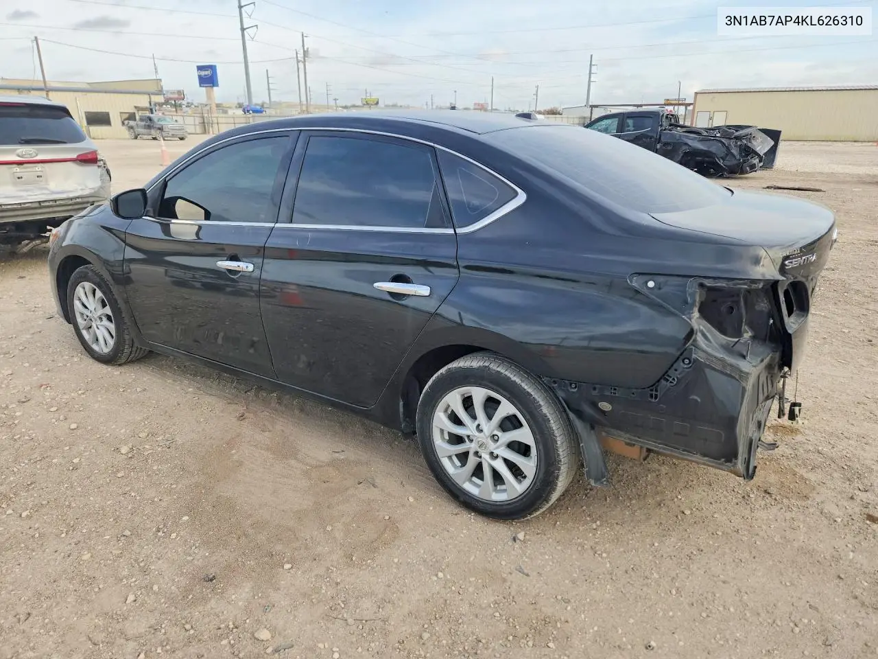 2019 NISSAN SENTRA VIN 3N1AB7AP4KL626310 — фото 2