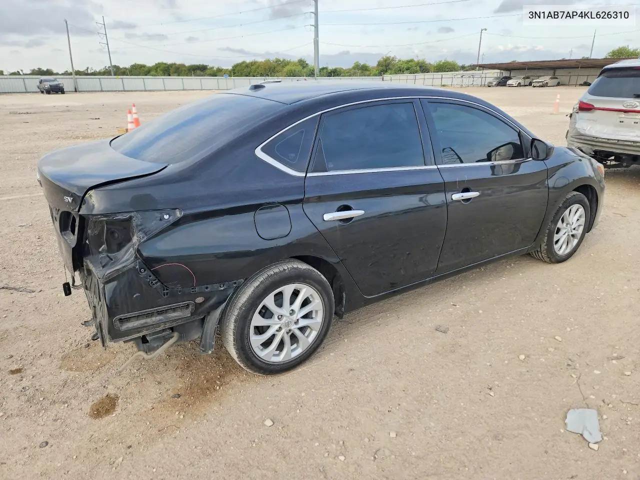 2019 NISSAN SENTRA VIN 3N1AB7AP4KL626310 — фото 3