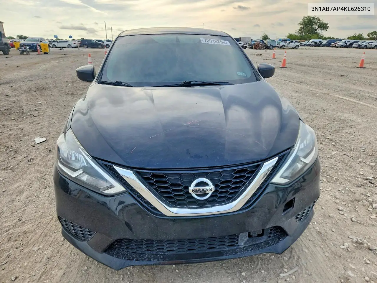 2019 NISSAN SENTRA VIN 3N1AB7AP4KL626310 — фото 5