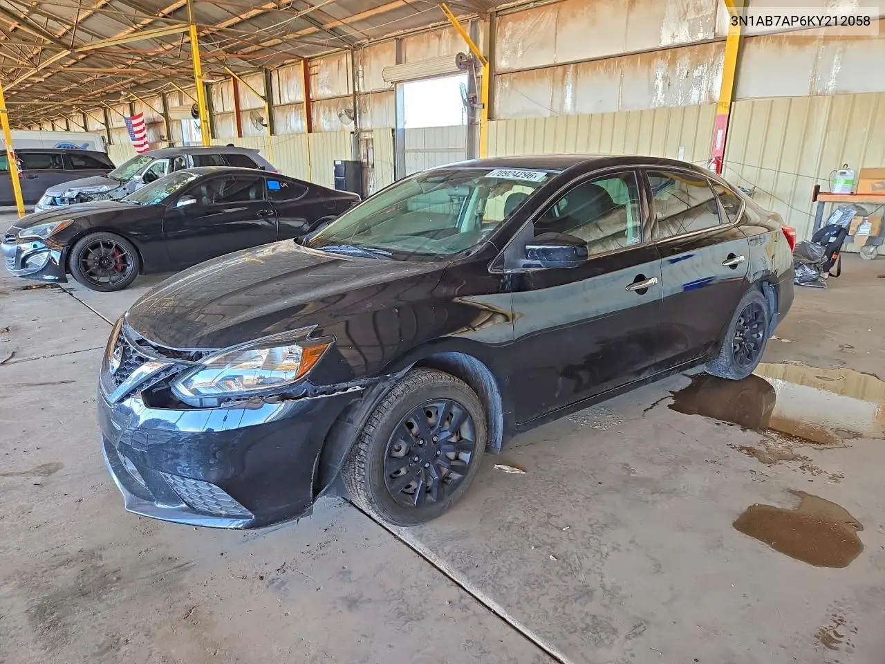 NISSAN SENTRA 2019, VIN 3N1AB7AP6KY212058