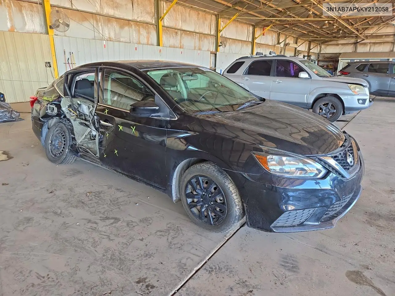 2019 NISSAN SENTRA VIN 3N1AB7AP6KY212058 — фото 4