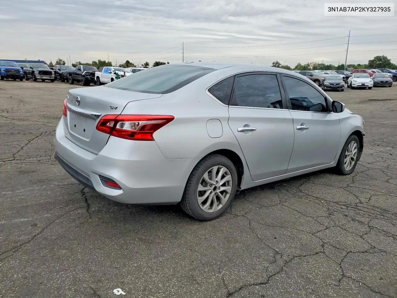2019 NISSAN SENTRA VIN 3N1AB7AP2KY327935 — фото 3