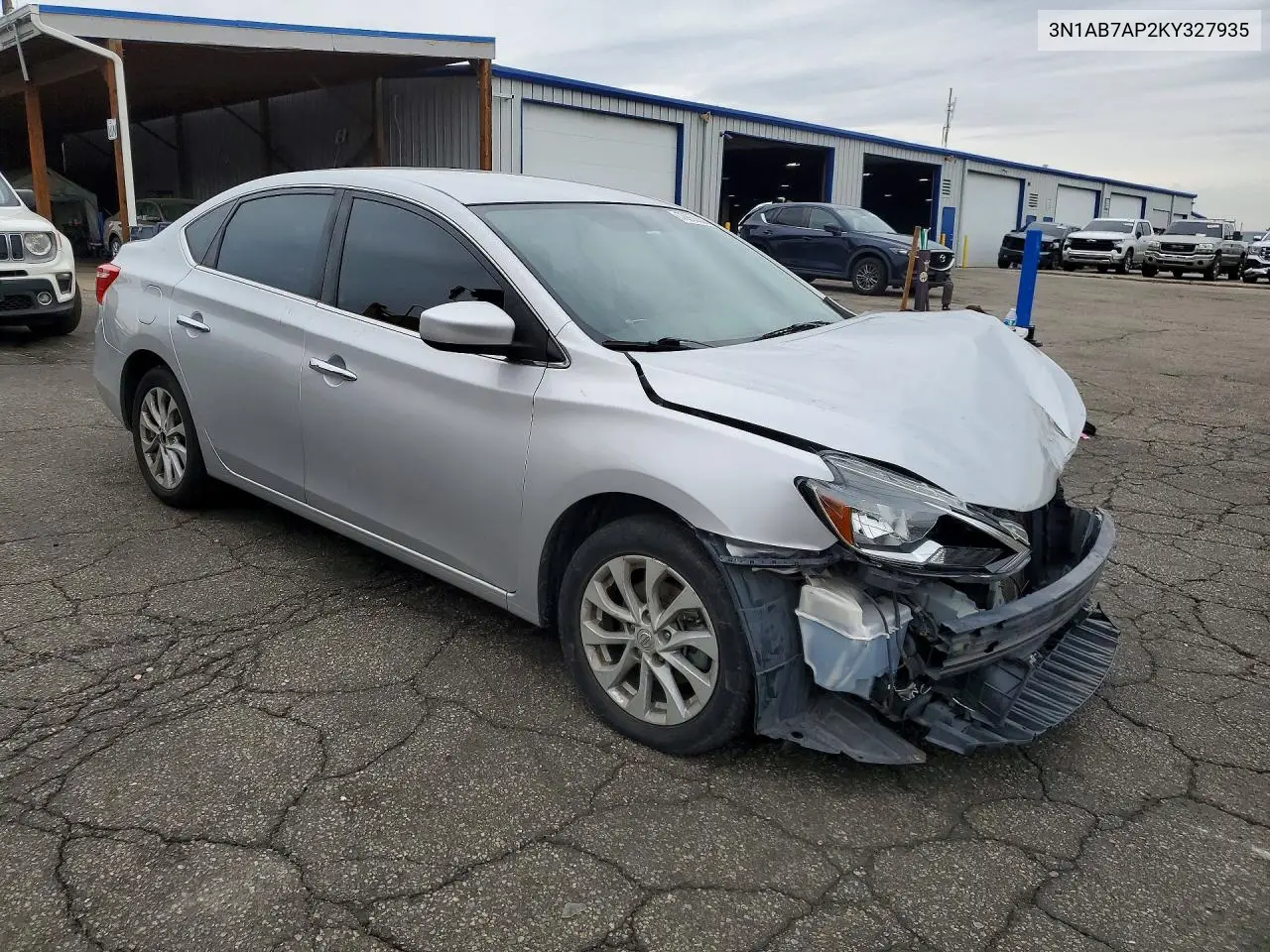 2019 NISSAN SENTRA VIN 3N1AB7AP2KY327935 — фото 4