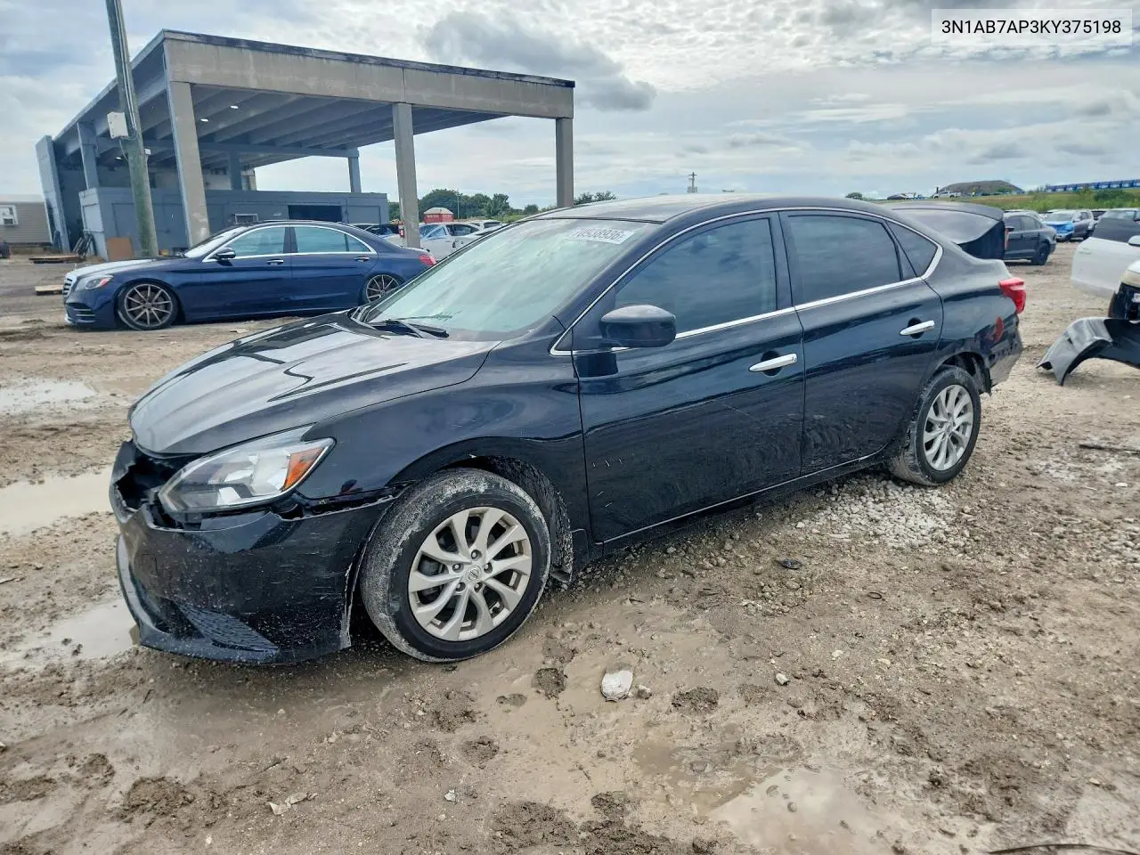 NISSAN SENTRA 2019, VIN 3N1AB7AP3KY375198