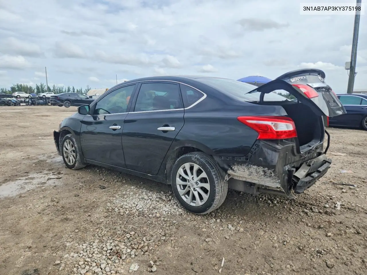 2019 NISSAN SENTRA VIN 3N1AB7AP3KY375198 — фото 2