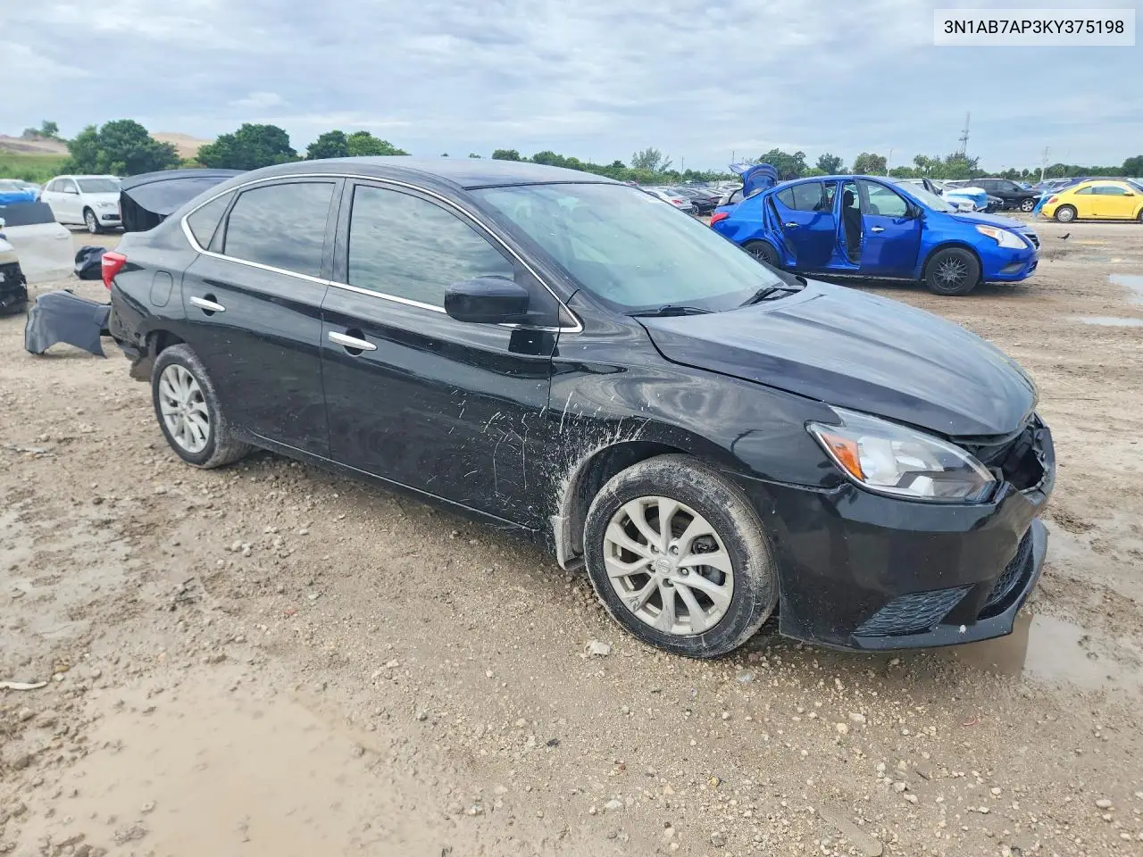 2019 NISSAN SENTRA VIN 3N1AB7AP3KY375198 — фото 4