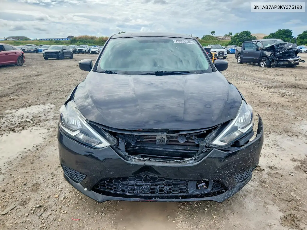 2019 NISSAN SENTRA VIN 3N1AB7AP3KY375198 — фото 5