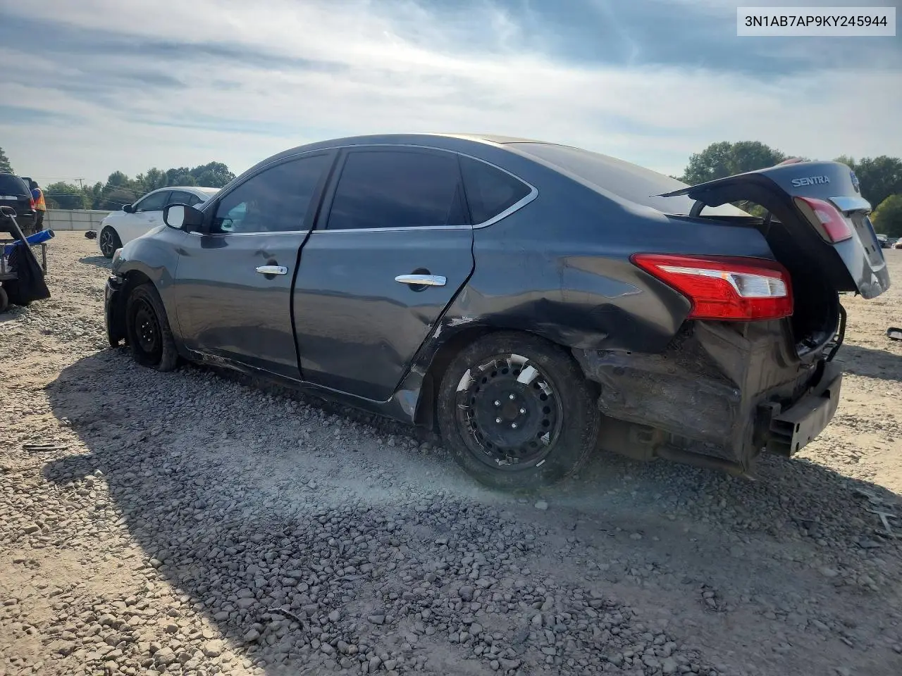 2019 NISSAN SENTRA VIN 3N1AB7AP9KY245944 — фото 2