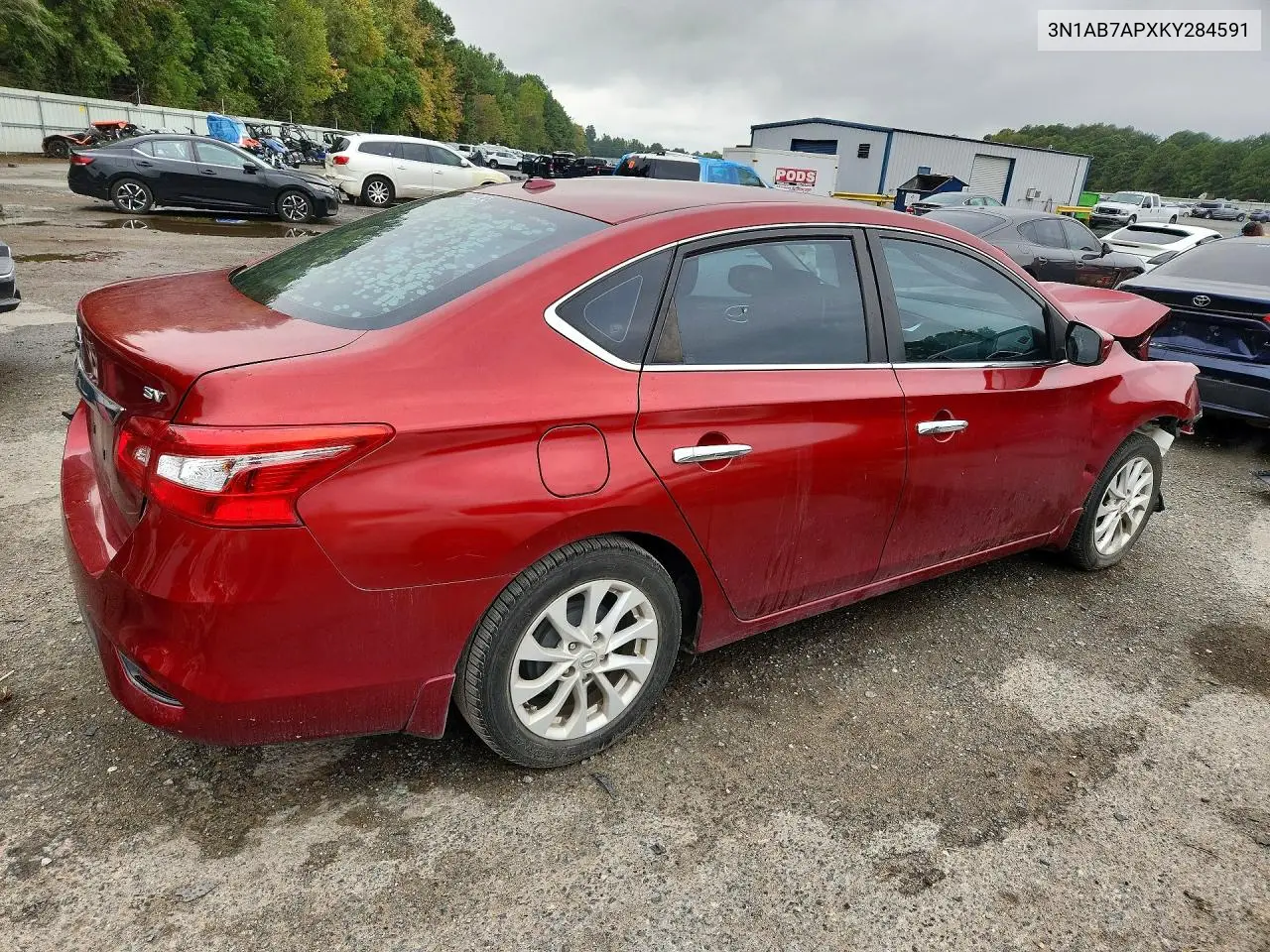 2019 NISSAN SENTRA VIN 3N1AB7APXKY284591 — фото 3
